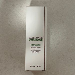 Arbonne botaniques Hand Lotion- Nectarine! Brand New! Never Opened!